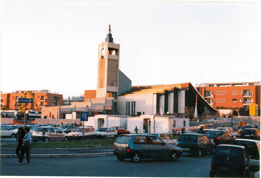 Veduta della chiesa a fine lavori